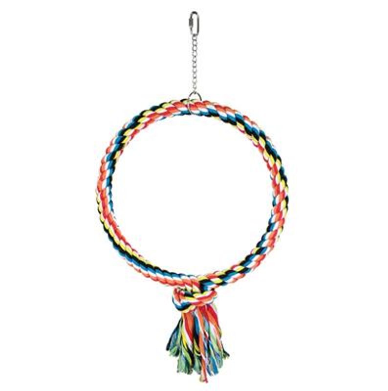 Bird toy Circle Coloured 2,5 cm. Dia. 25 cm