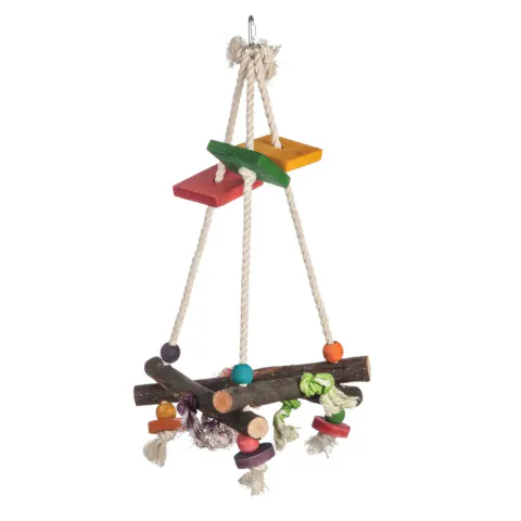 Hovedbilde Bird toy Pyramide 27x27x53cm