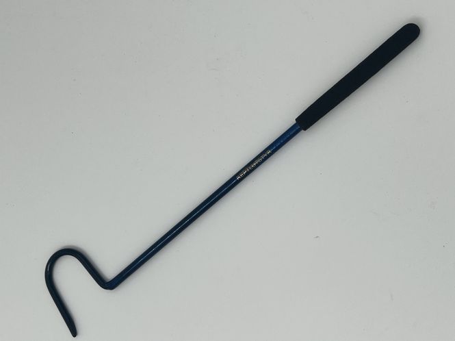 Hovedbilde Slangekrok 30cm blå metalikk