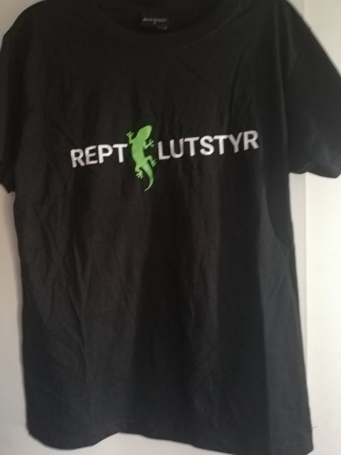 Hovedbilde Svart Reptilutstyr t-skjorte L