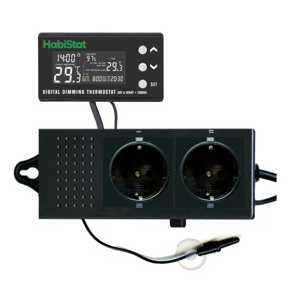 HabiStat Digital Dimming Thermostat day-night + timer