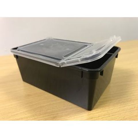 Hovedbilde PLASTBOKS  SVART 1.3 LITER MED LOKK