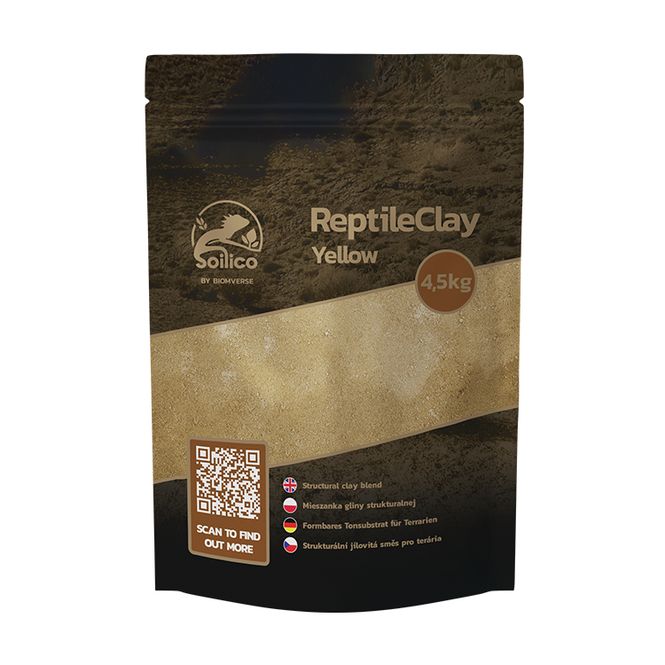Hovedbilde Soilico Reptileclay Yellow 4,5kg