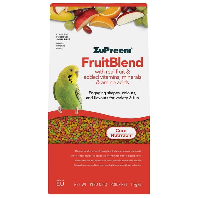 Hovedbilde Zupreem fruitblend undulat 1kg