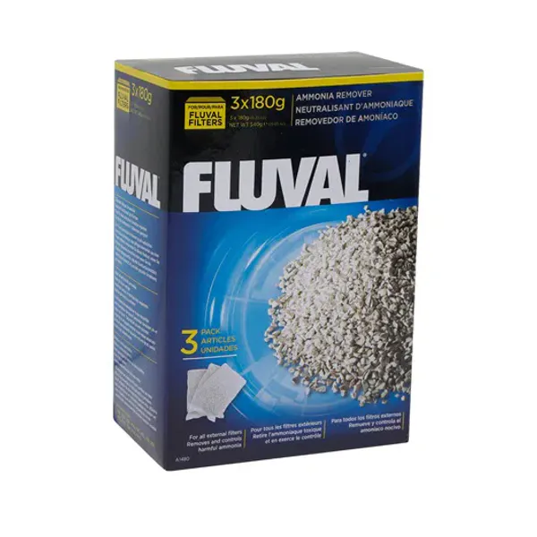 Fluval Ammonia remover 3x180g t/07 & FX serien