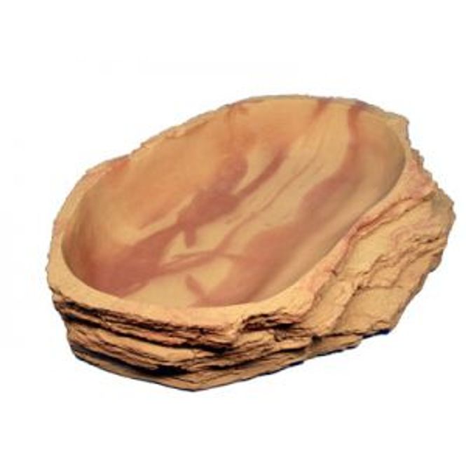 Hovedbilde T.E. vannskål rødbrun JUMBO 38x29x8,5cm