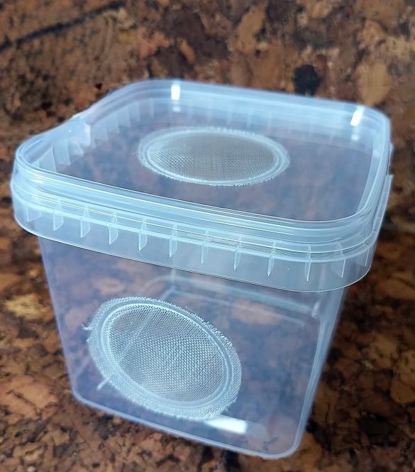 Hovedbilde Plastboks med ventilasjon 1150ml / 12x12x11cm