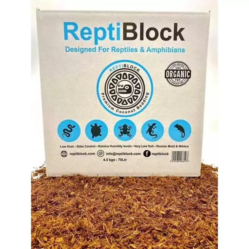 Reptiblock hatchling 2,5kg ( mindre grov kokos husk)