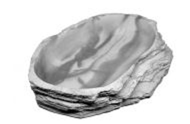 Hovedbilde T.E. vannskål Grå JUMBO 38x29x8,5cm